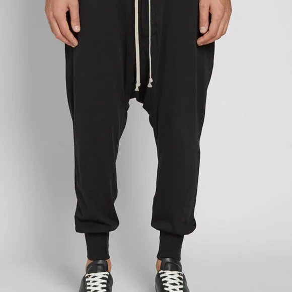 Rick Owens DRKSHDW BLACK drawstring lounge pants - Picture 5 of 15